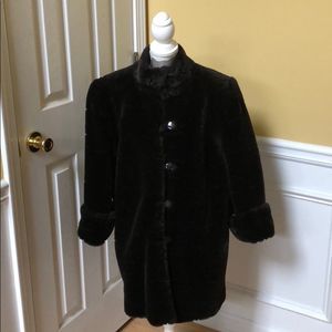Chocolate Brown Teddy Bear Faux Fur Coat
